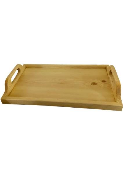 Masif Ahşap Servis Tepsisi 1 Adet Sunum Tepsisi 48X27,5 cm modelleri