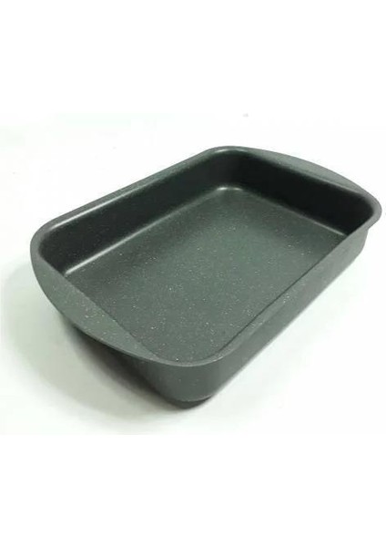 Granit Köşeli Tepsi Yanmaz Yapışmaz Dayanıklı 35 x 25 cm