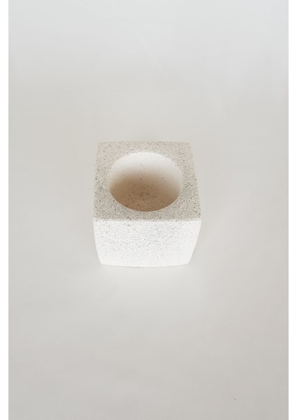 Adresiburası B-93 Taş (Stone) Efektli Kare Beton Kaktüs,sukulent ve Çiçek Saksısı fiyatları