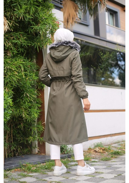 Haki Içi Kürklü ve Su Geçirmez Kadın Kışlık Mont & Kaban fırsatları