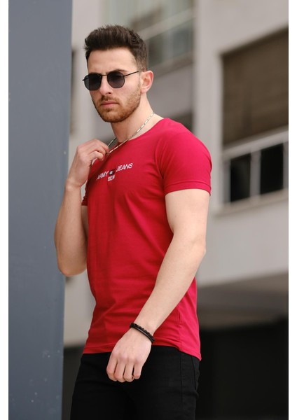 Army Nakışlı Slim Fit Likralı Erkek Tshirt fiyatları