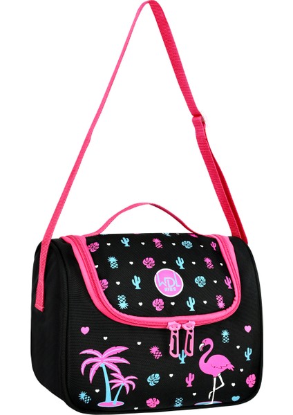 Waddell Lisanslı Flamingo Desenli Beslenme Çantası