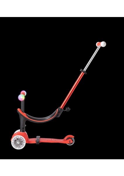 Scooter Micro MINI2GROW Deluxe Magic LED Red MMD356