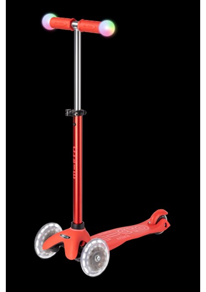 Scooter Micro MINI2GROW Deluxe Magic LED Red MMD356