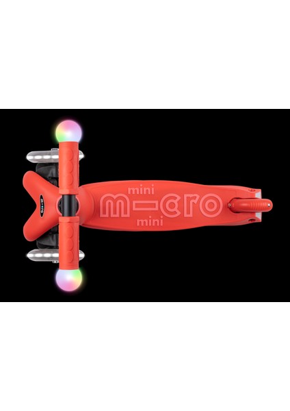 Scooter Micro MINI2GROW Deluxe Magic LED Red MMD356