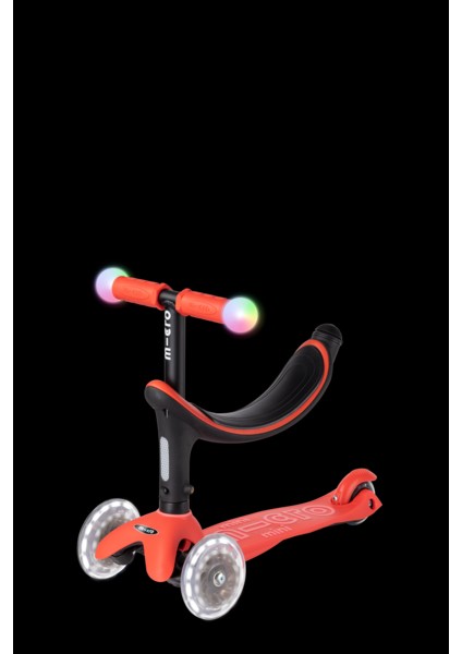 Scooter Micro MINI2GROW Deluxe Magic LED Red MMD356