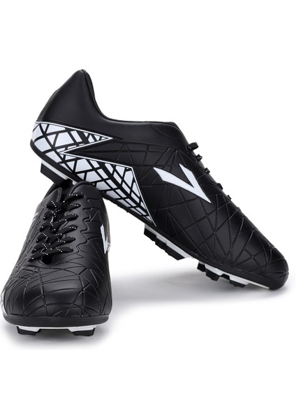 Soma Beyaz & Sarı & Siyah Bağlı Çim Saha Futbol Erkek Krampon Büyük Numara fırsatları