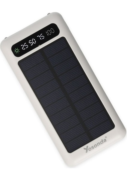 A79 20000 Mah Solar Şarj Özellikli 4in1 Ekranlı Powerbank