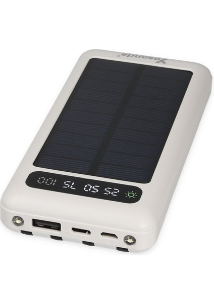 A79 20000 Mah Solar Şarj Özellikli 4in1 Ekranlı Powerbank