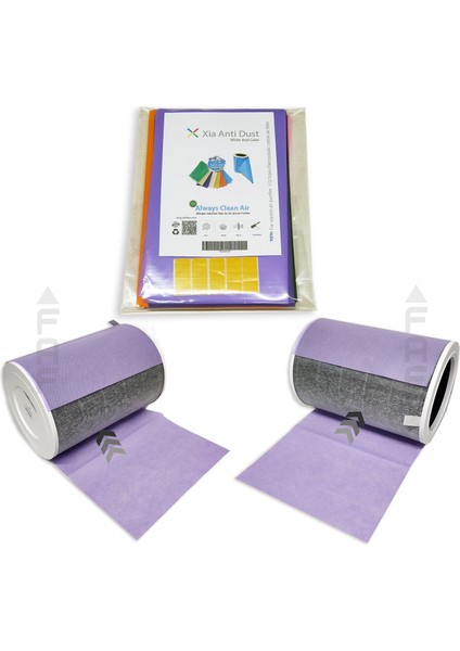 10 Adet Xiaomi Air Purifier 2h Uyumlu Karışık Renkli Toz Tutucu Ön Filtre