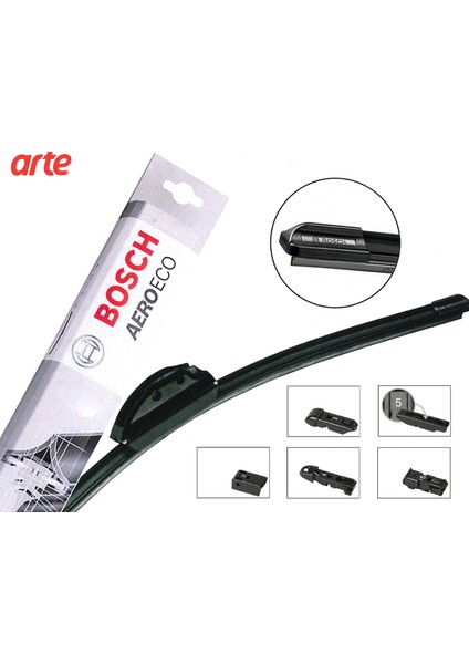 Renault Kangoo 2008-2021 Bosch Aeroeco Ön Silecek Takımı