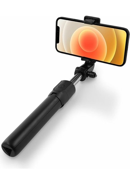 Mini Tripod Bluetooth Kumandalı Kablosuz Selfie Çubuğu Yeni Model Youtuber