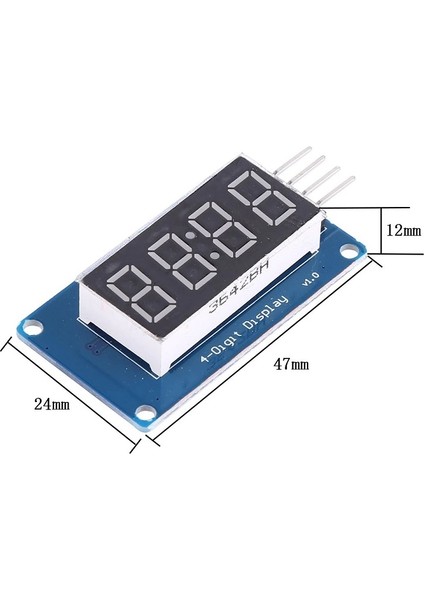 Arduino 4 Digit 7 Segment Ekran Modül TM1637