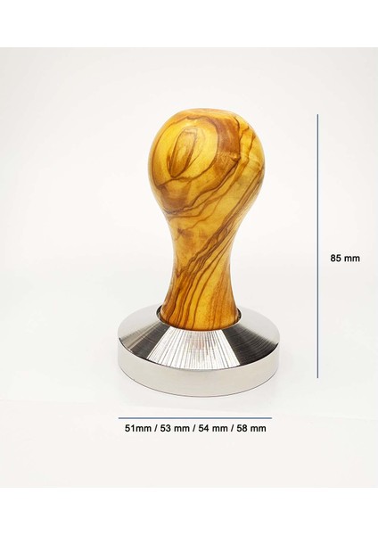 Mergen Espresso Tamperzeytin 54MM