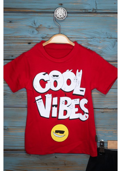 Cool Vibes Baskılı Bebek İkili Takım