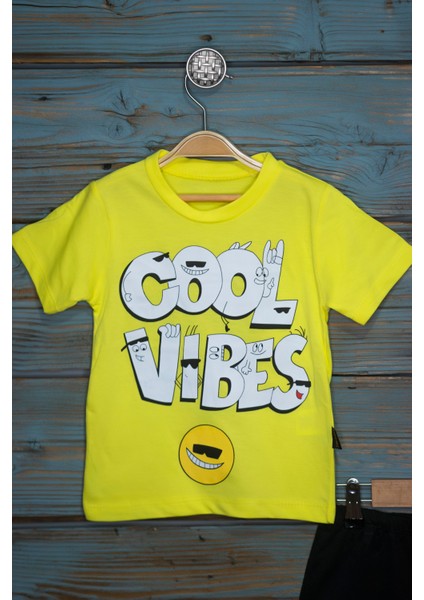 Cool Vibes Baskılı Bebek İkili Takım