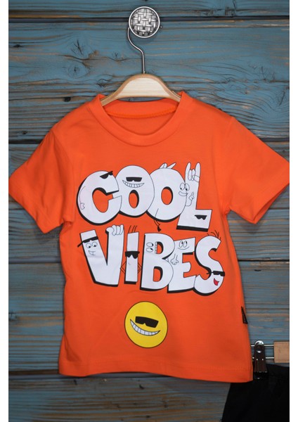 Cool Vibes Baskılı Bebek İkili Takım