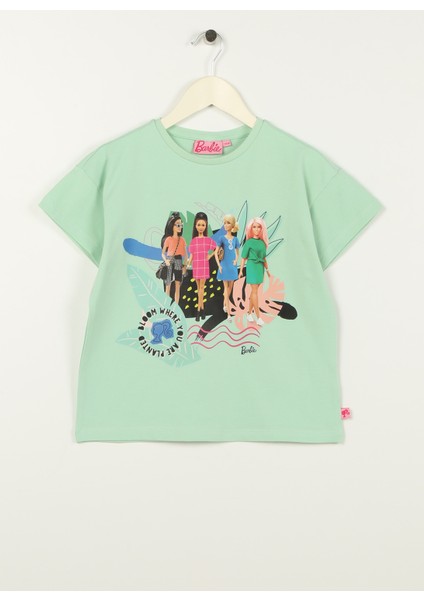 T-Shirt, 11-12 Yaş, Açık Yeşil