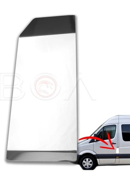 Vw Crafter Mercedes Sprinter Depo Kapağı Kromu 2006-2017 P.çelik