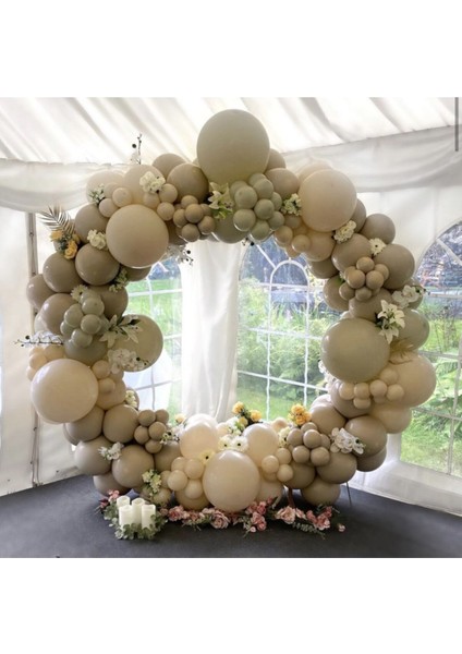 Deniz Kumu ve Sütlü Kahve Balon Seti 70 Adet