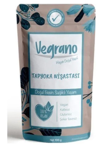 Tapyoka Nişastası Glutensiz 100 gr