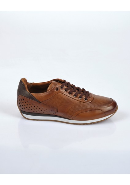 Minimalist Deri Erkek Sneaker - Günlük Spor Ayakkabı