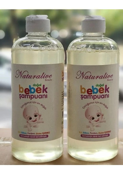 Doğal Bebek Şampuanı 500ML * 2 Adet Gimdes Sertifikalı