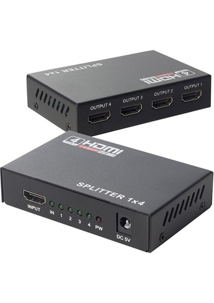 PM-12080 1.4V 4 PORT HDMI SPLITTER DAĞITICI