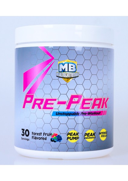 Health&Nutrition Pre-Peak 630gr Unstoppable Pre-Workout