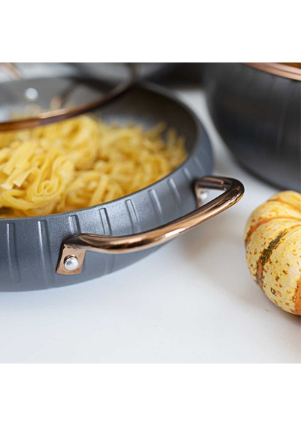 3529 Tencere Seti - Granit Döküm Tencere Seti - 9 Parça Tencere Seti fırsatları