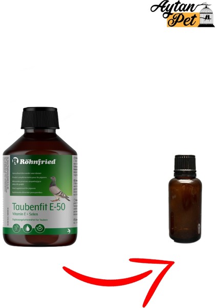 Aytan Pet Röhnfried Taubenfit E 50 Selenyum Ve E Vitamini Üreme Vitamini (10ml)