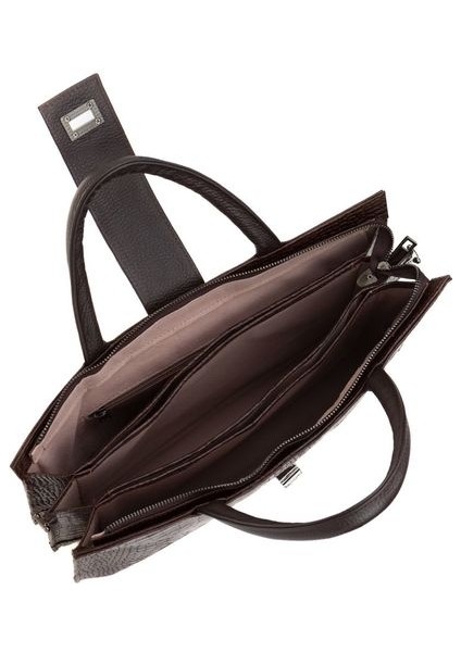 Kahve Kroko Deri Unisex Laptop & Evrak Çantası BLM093045 indirimleri