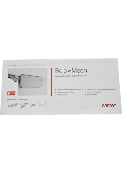 Solo Mech Kalkar Kapak Sistemi C1 Gri Renk