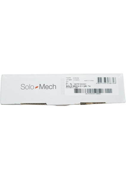 Solo Mech Kalkar Kapak Sistemi C1 Gri Renk
