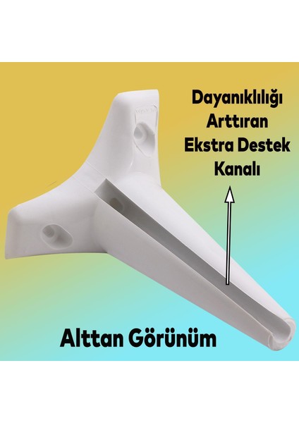 Aspen Lüks Mobilya Kanepe Koltuk Tv Ünitesi Baza Ayağı Ayakları 20 Cm Beyaz Ayak (4 Adet)