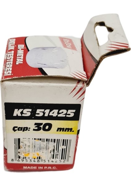 Bi Metal Delik Testeresi 30 mm (Ks 51425) fiyatları