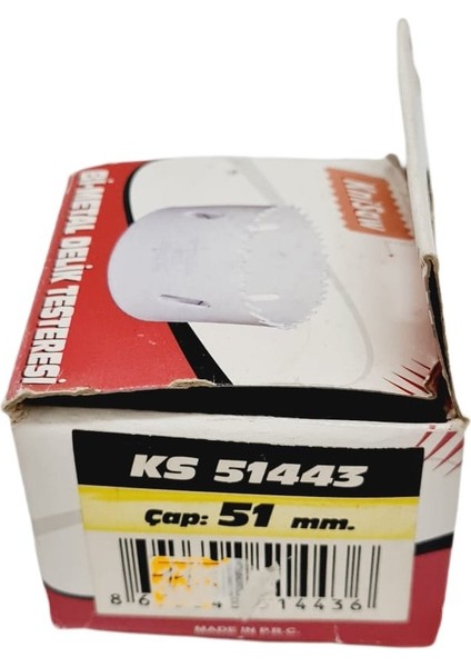 Bi Metal Delik Testeresi 51 mm (Ks 51443)