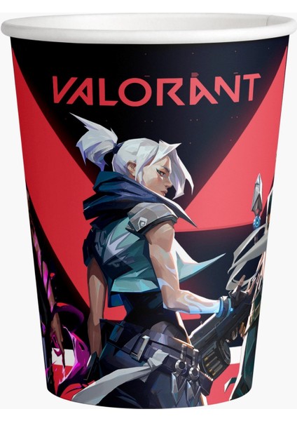 Valorant Doğum Günü Konsepti 8 Kişilik 50X70 cm Afişli Valorant Doğum Günü Seti Ekonomik