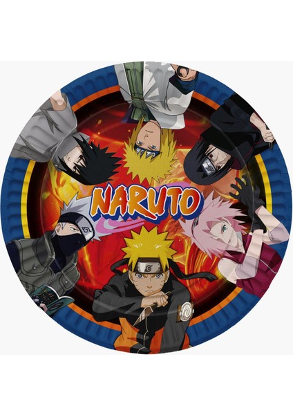 Naruto Doğum Günü Konsepti 8 Kişilik Naruto Doğum Günü Seti Ekonomik fiyatları