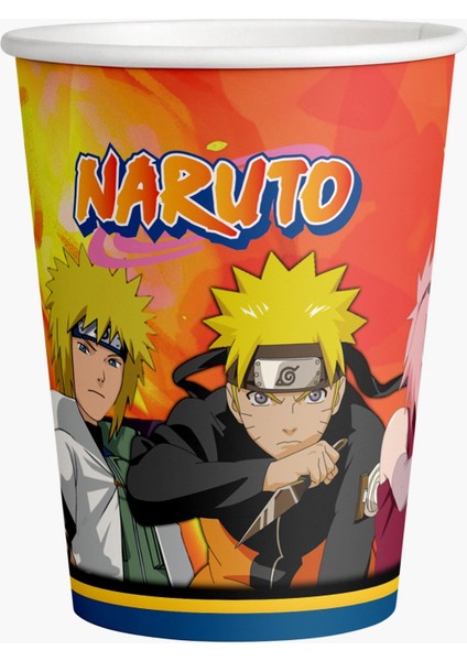 Naruto Doğum Günü Konsepti 8 Kişilik Naruto Doğum Günü Seti Ekonomik modelleri