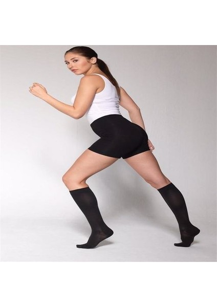 Diz Altı Varis Çorabı (Siyah Rengi) Orta Basınç Ccl2 modelleri