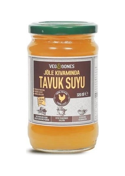 Veg&bones Jöle Kıvamında Tavuk Suyu 320 ml