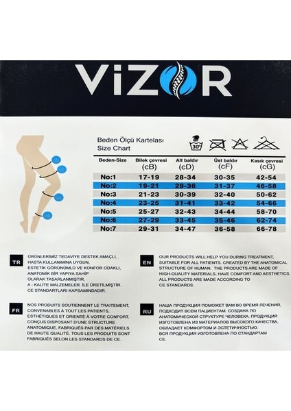 Diz Altı Varis Çorabı (Ten Bej Rengi) Orta Basınç Ccl2 indirimleri