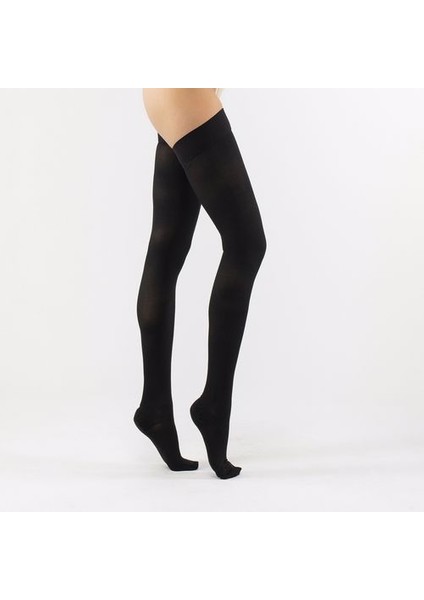 Uyluk Boyu Varis Çorabı (Siyah Rengi) Orta Basınç Ccl2 modelleri