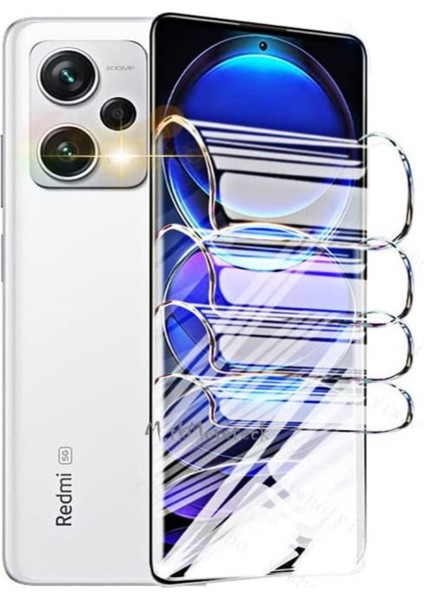 Xiaomi Redmi Note 12 Pro 5g Uyumlu Şeffaf Esnek Nano Ekran Koruyucu Cam Flexiple Royal Temperli Zırh Kaplama