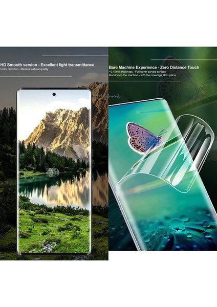 Xiaomi Redmi Note 12 Pro 5g Uyumlu Şeffaf Esnek Nano Ekran Koruyucu Cam Flexiple Royal Temperli Zırh Kaplama