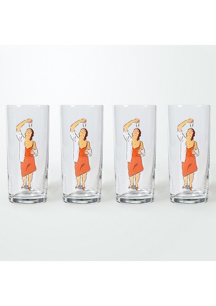 Hassas Denge Kadın Rakı Kadehi 4 Adet
