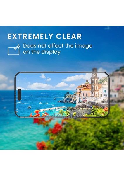 Apple Apple iPhone 14 Pro Cam Ekran Koruyucu Otomatik Kolay Kurulum Glas.tr Ez Fit Sensor Protection Installation 5d Tam Kaplar Çizilmez Cam modelleri
