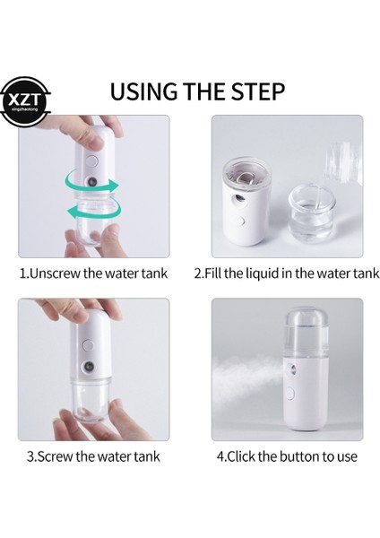 Taşınabilir 30ML USB Atomizer Hava Temizleyici - Pembe (Yurt Dışından) modelleri