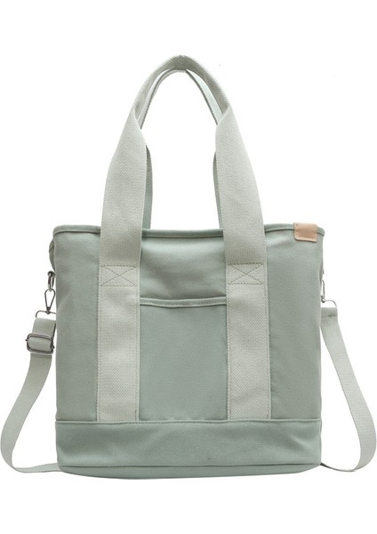 Ilkbahar ve Yaz 2023 Yeni Moda Tuval Geniş Bant Çapında Retro Taşınabilir Toto Çanta (Yurt Dışından)